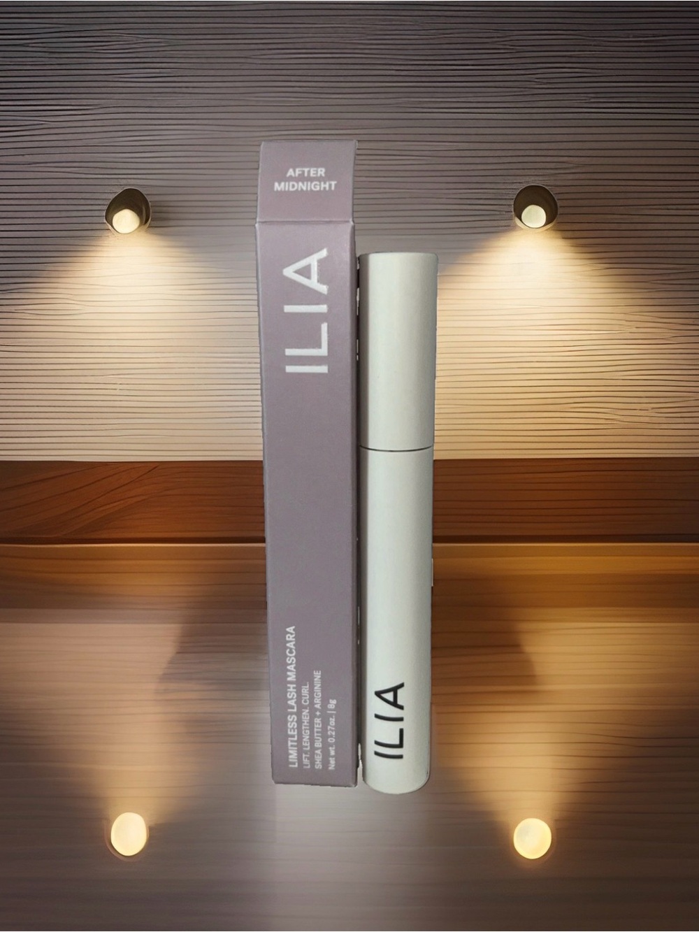 ILIA After Midnight Limitless Lash Mascara — Lavender & White Tube